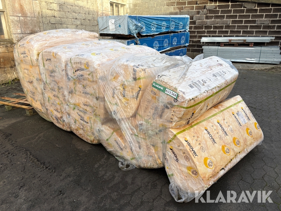 Isoleringsbatts glasuld Isover 34 Murfilt 190 mm 58,08 m²