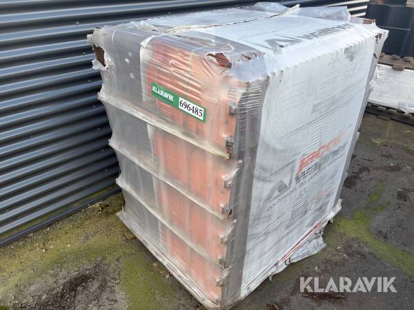 Tagsten Jacobi J13V - Brun engoberede - 224 styks