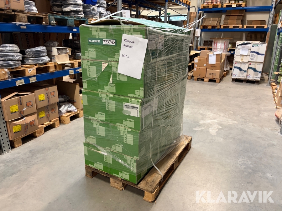 Vægskab Eta Ral7035 enkelt dør 5 styk