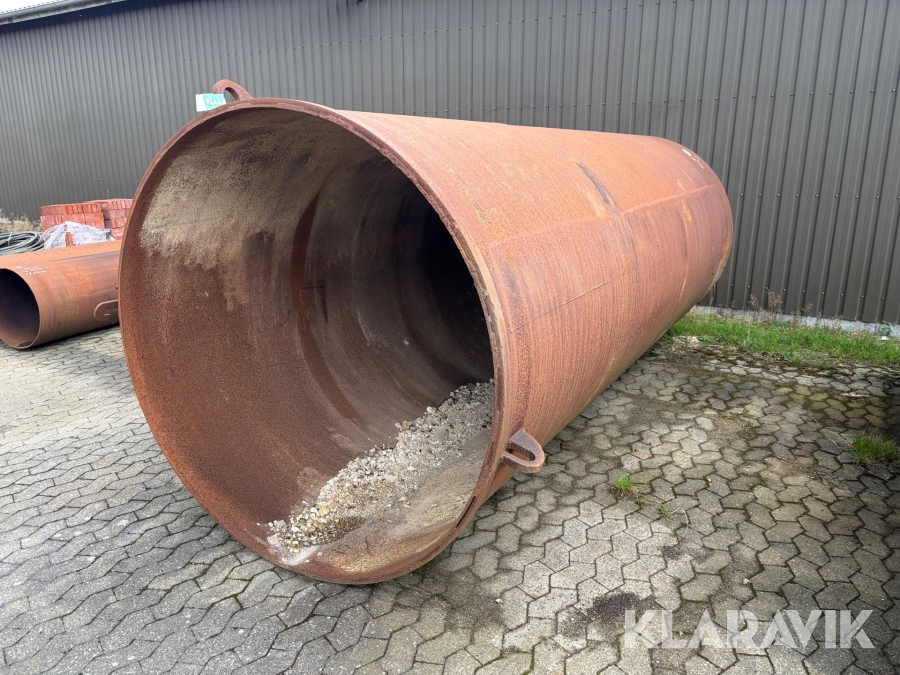 Casing jern rør Ø. 4500x1700mm 1 styk