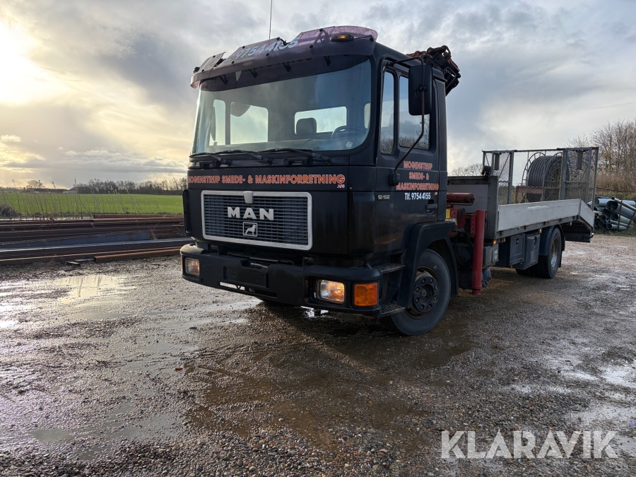 Lastbil MAN 12-192, Holstebro, Klaravik auktioner