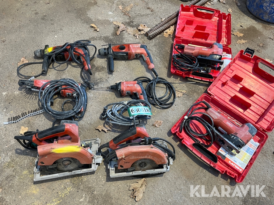 Håndværktøj Hilti 8 styk