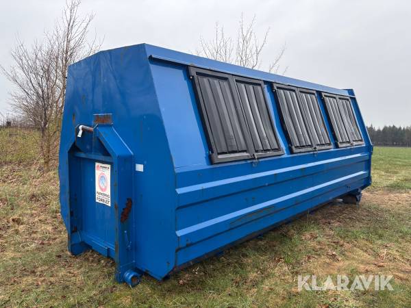 Affalds/miljø container Micodan med sidelemme