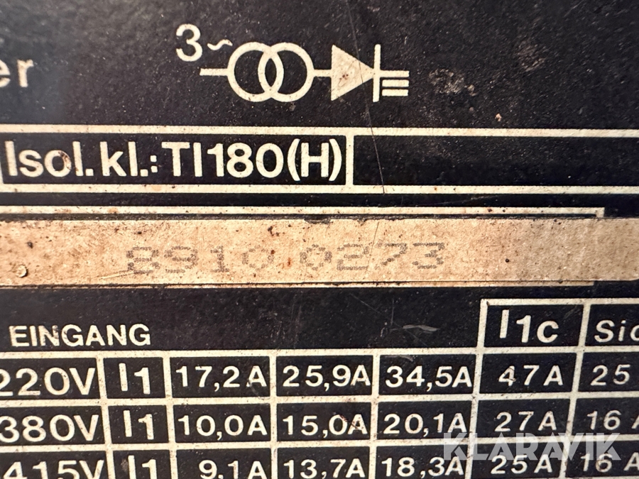 Plasma cutter Migatronic TI180