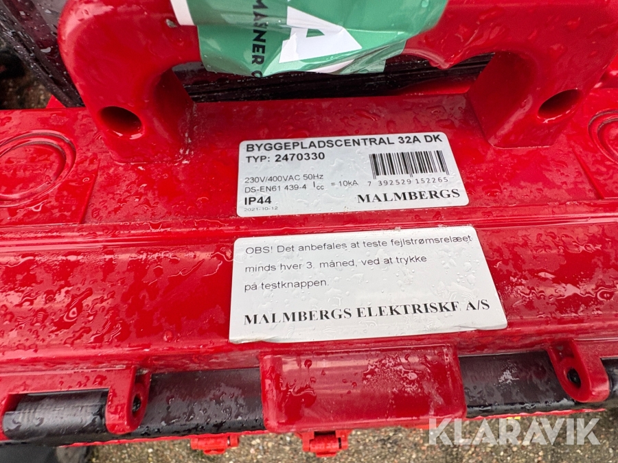 Byggestrømtavler 6 styk