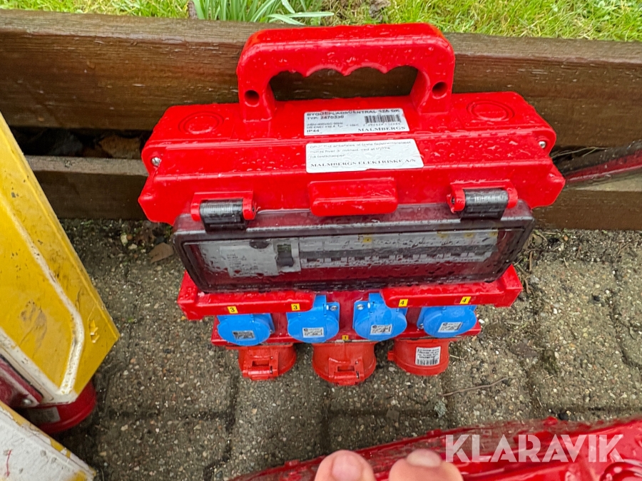 Byggestrømtavler 6 styk