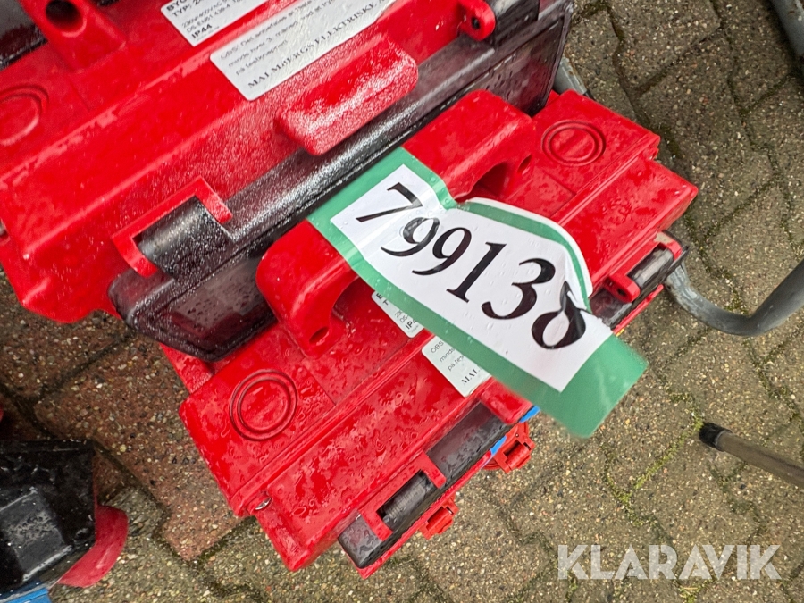 Byggestrømtavler 6 styk