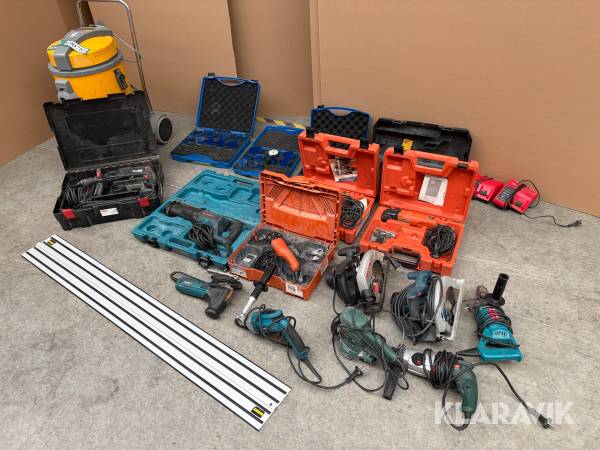 Håndværktøj blandet lot