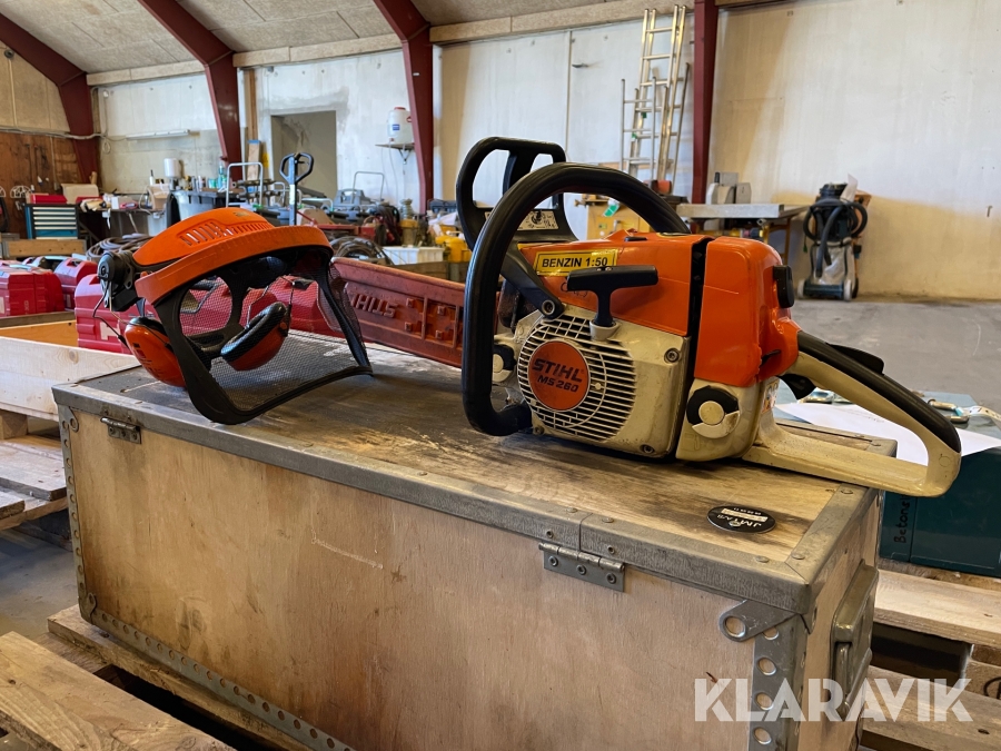 Kædesav Stihl MS 260 inkl. hjelm