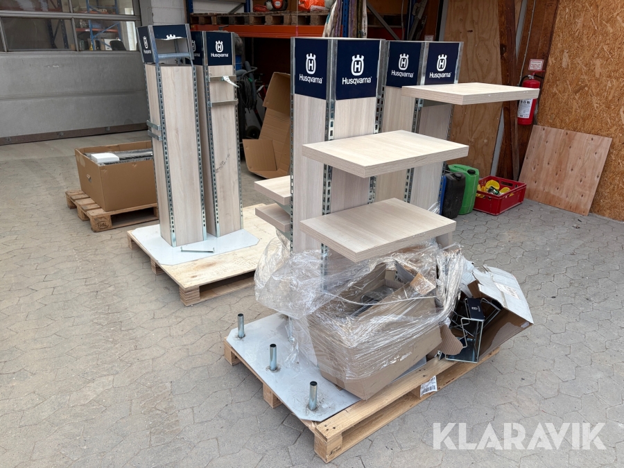 Modulære display søjler og brochure holdere