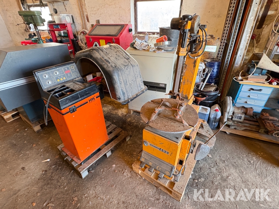 Dækapparat og afbalancering apparat Schenck / Hpa Asg/ 5500