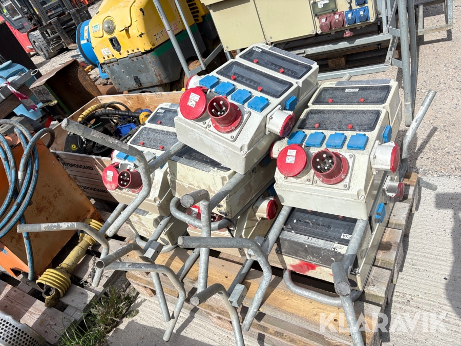 Byggestrømstavler Demex Electric 7 Styk
