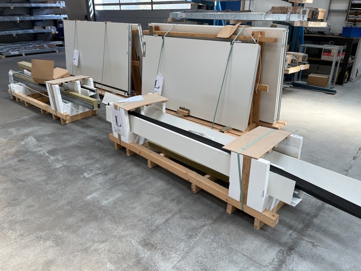 Skydeporte med døre