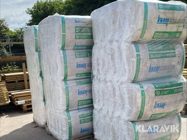 Isolering Knauf 70 mm 560x980 - lambda 32 - 66 pakker - 217 kvm