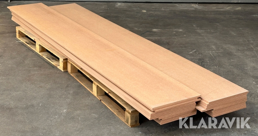 MDF-plader Brandhæmmende 24 Styk 12 mm
