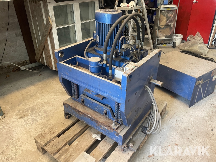 Pladeklipper/hydraulikstation Stenhøj