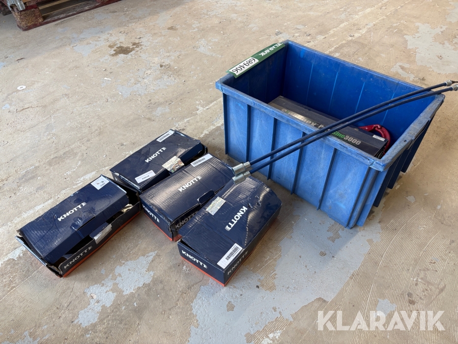 Reservedele til trailer bremsebakker, kabler