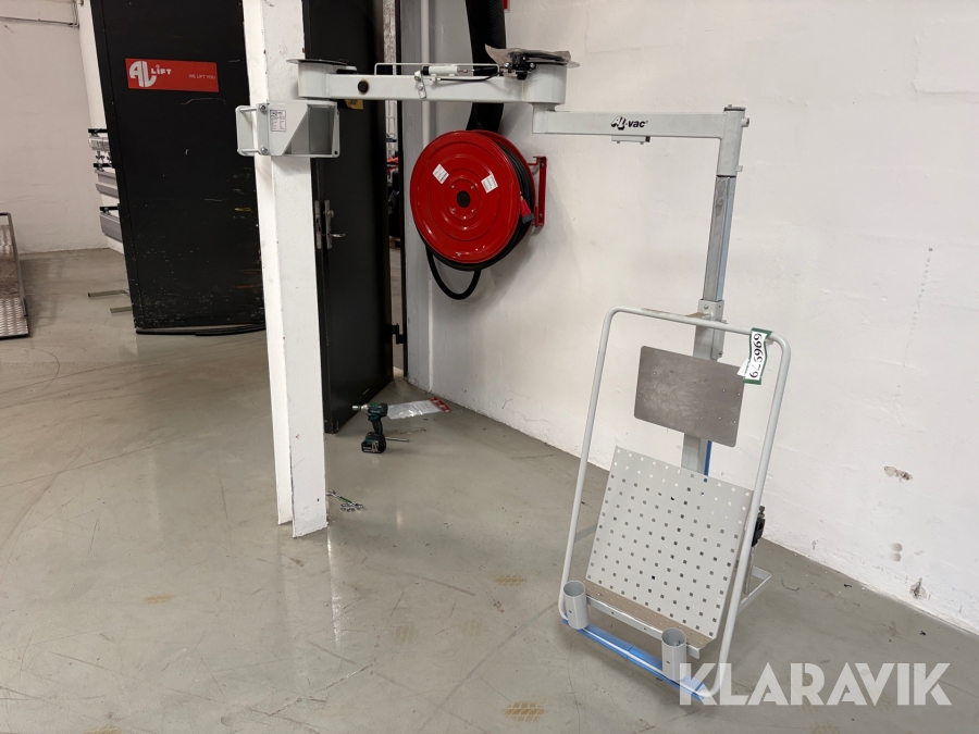 Værkstøjstavle m/knækarm 3 styk AL-vac Two joint swingarm