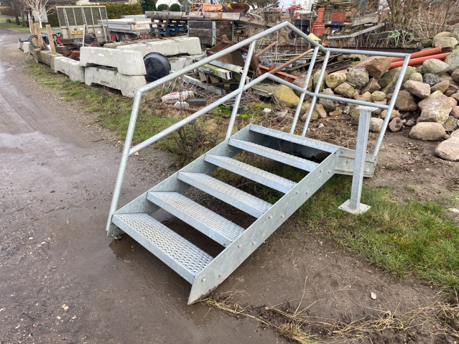 Galvaniseret trappe