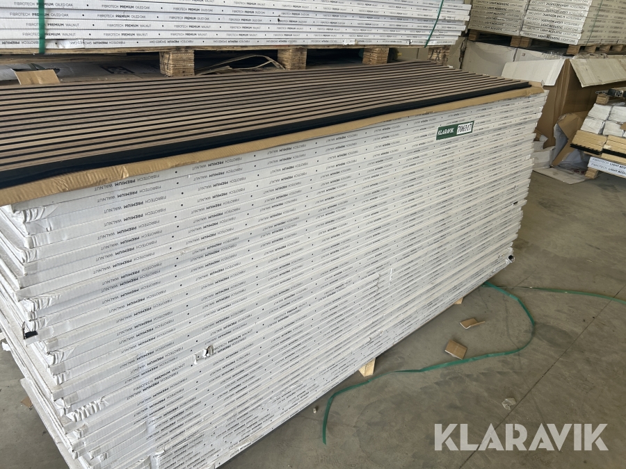 Akustikpaneler Fibrotech Walnut Premium 40 styk