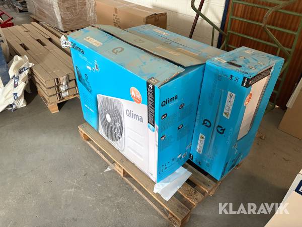 Varmepumpe Qlima SM 52 Multi SM5225 SM5232 1 udedel 3 indedele