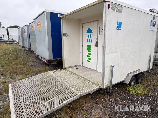 Handicaptoilet Eurowagon trailer