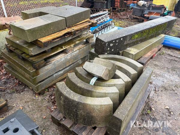 Betonvarer - blandet lot