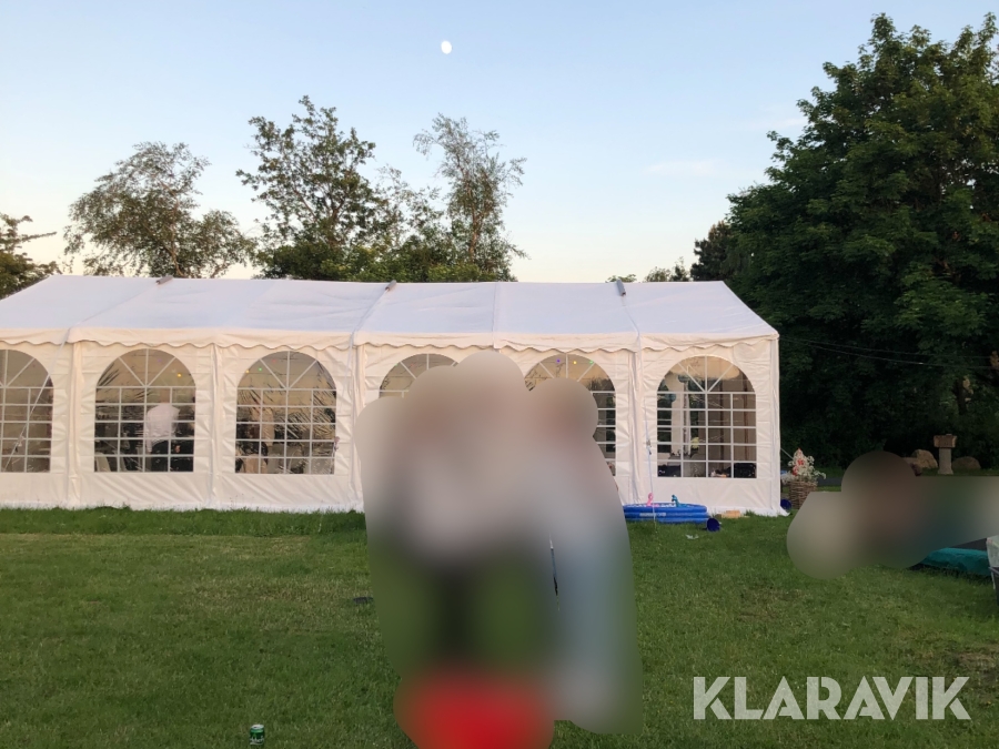 Partytelt Combitelt 8x12 meter med tilbehør