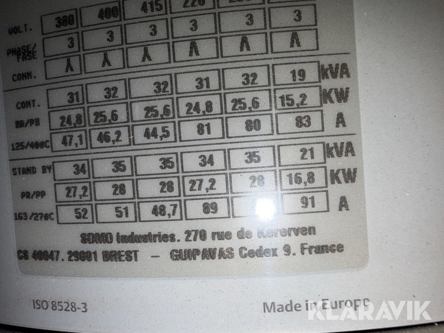 Generator Kohler K33C3