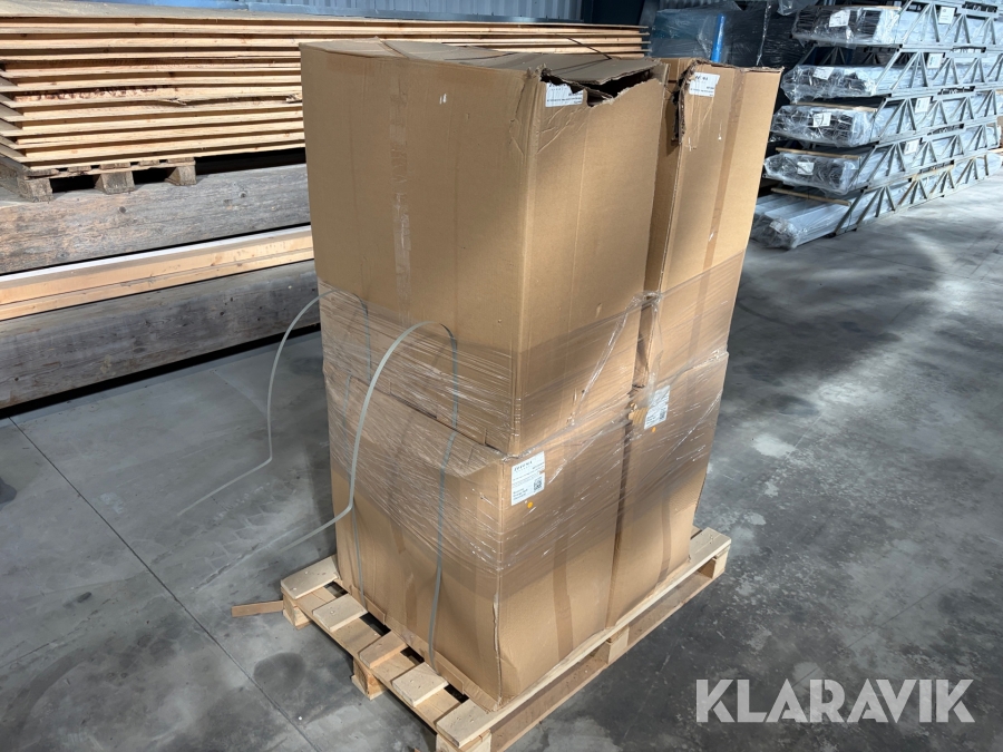 Ventilationsanlæg Buccma VUT 160 V EC - 4 styk