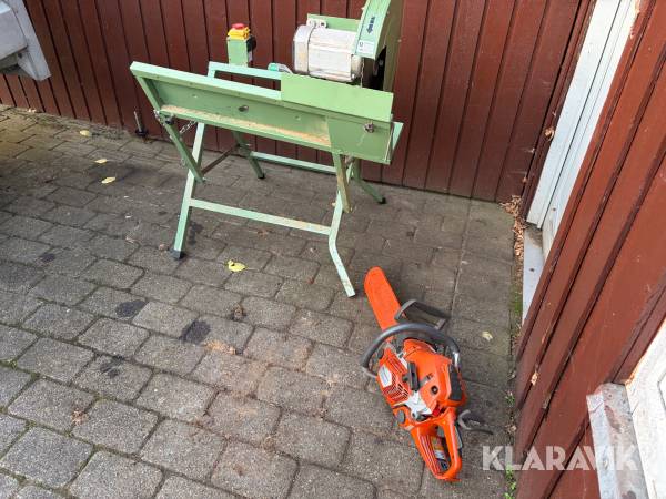 Brændesav Log Saw 400 med Husqvarna 550 motorsav