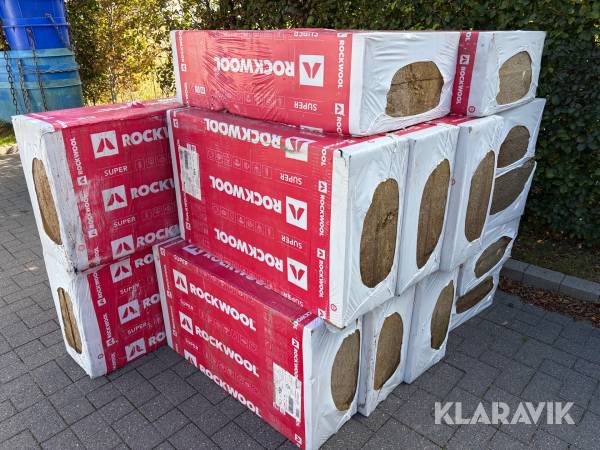 Isolering Rockwool Fronrock Super Facedebatts 16 styk