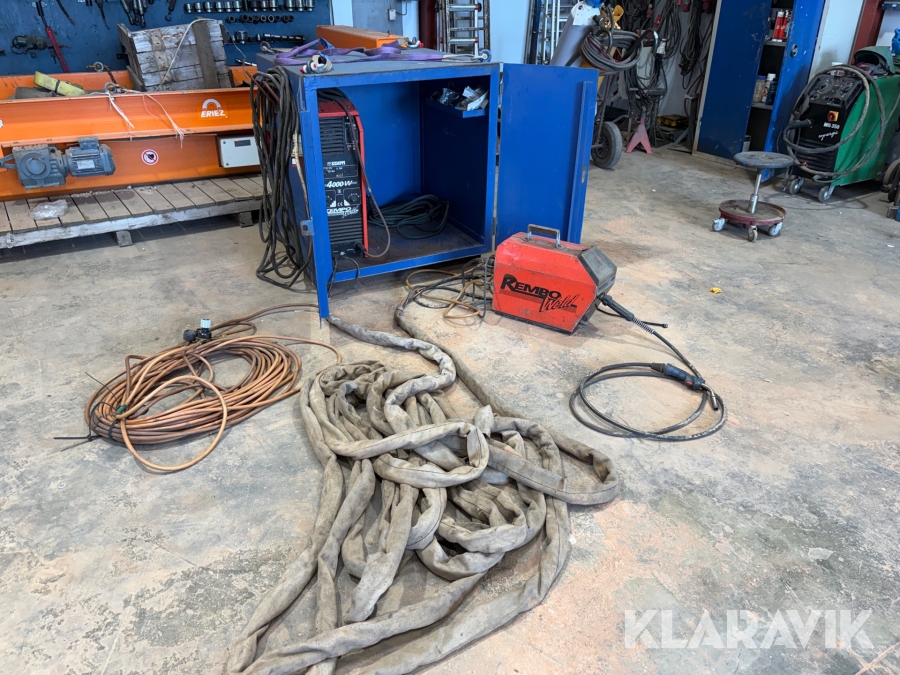 Container med svejseværk Kemppi 4000W