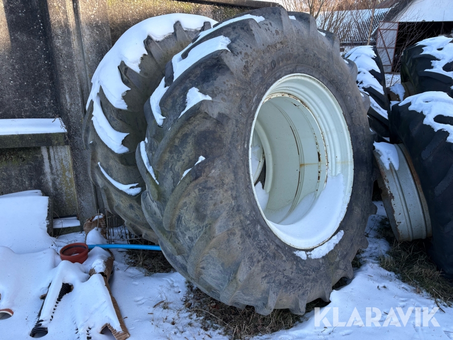 Tvillingehjul 580/70R38 2 styk 