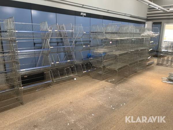 Værksteds/butik kurve 19 styk