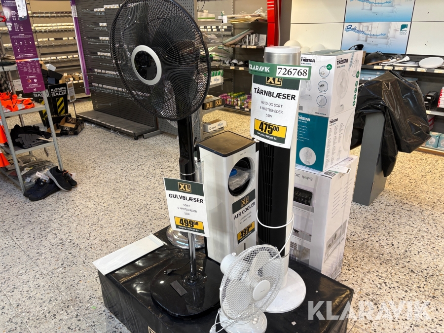 Blandet lot vintilatore