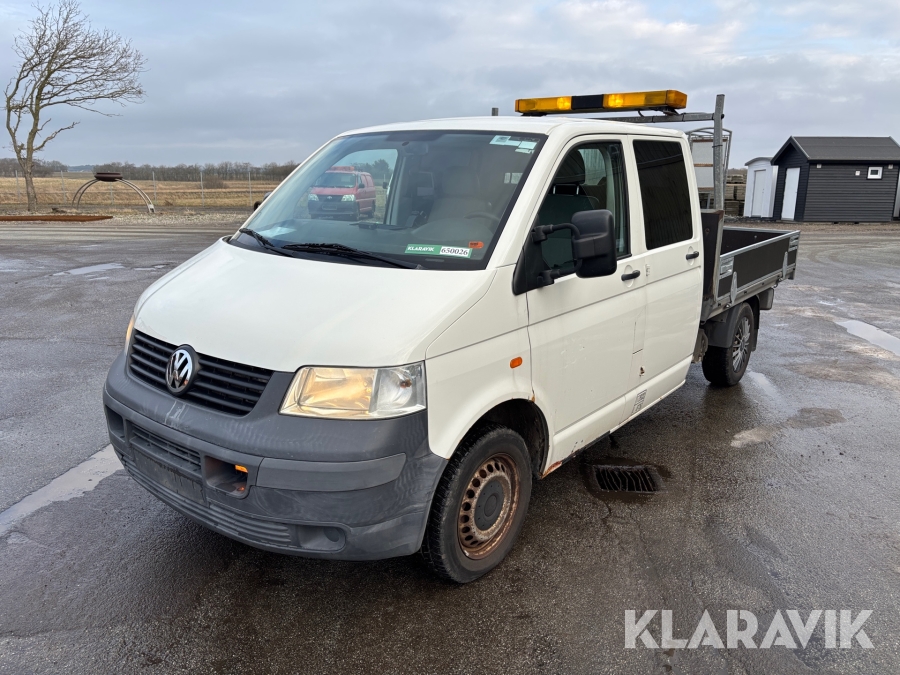Mandskabsvogn Volkswagen Transporter 2.5 TDI med lad