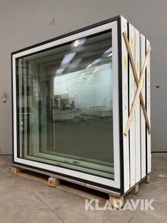 Topstyret energivindue med 3-lagsglas 5 styk