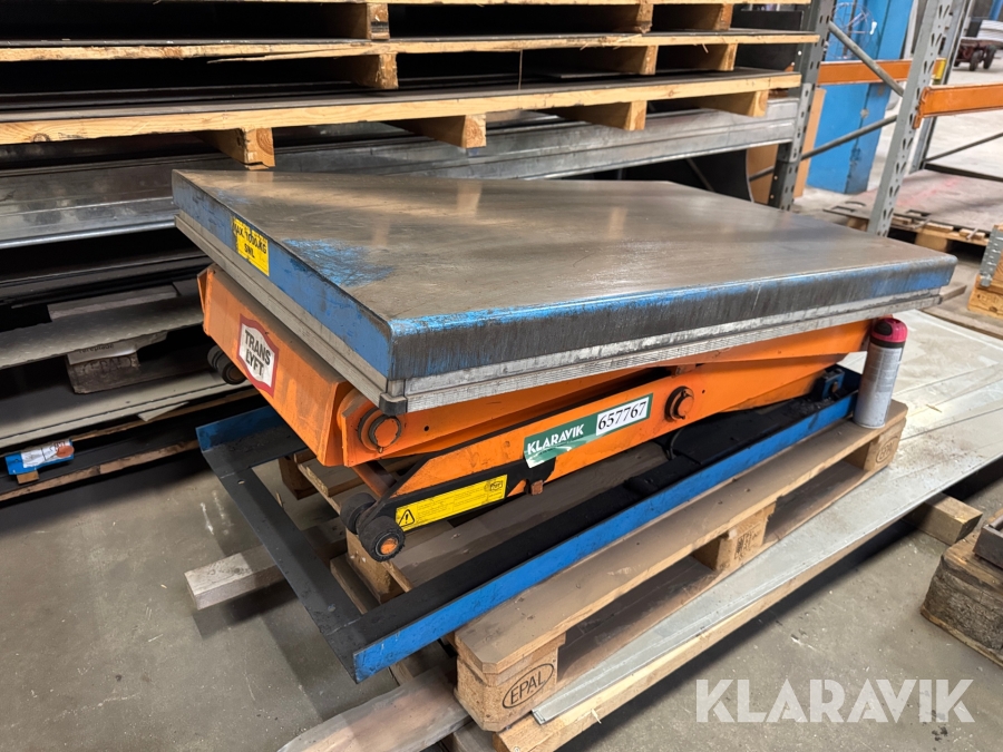 Hæve-sænkebord Trans Lyft TLD 1000 F max 1000 kg