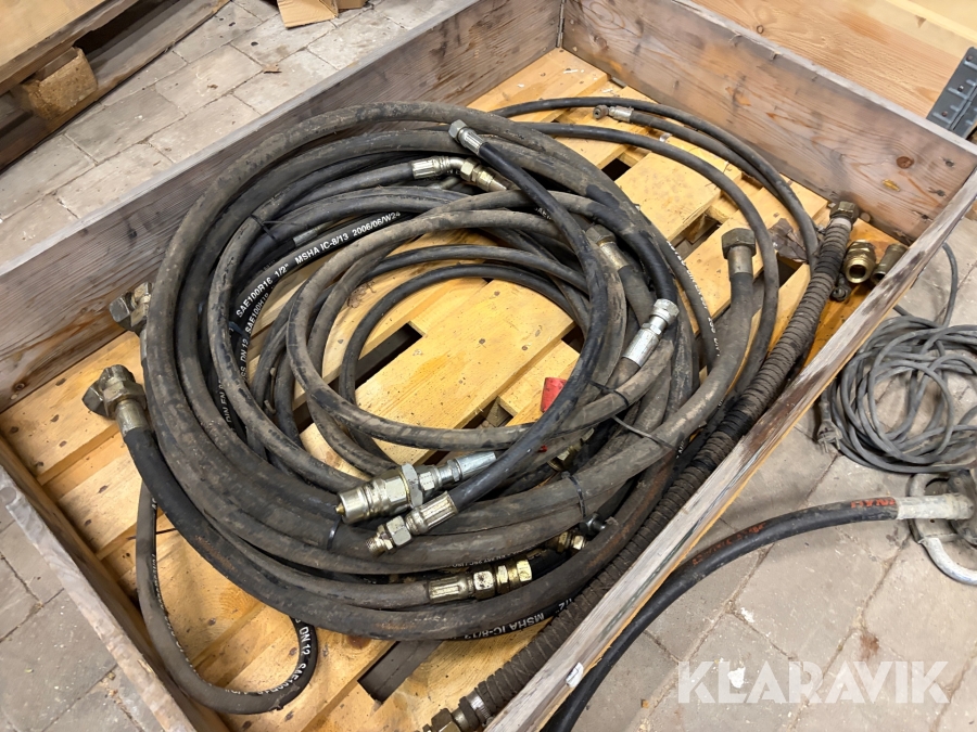 Hydraulik slanger - cirka 4 styk