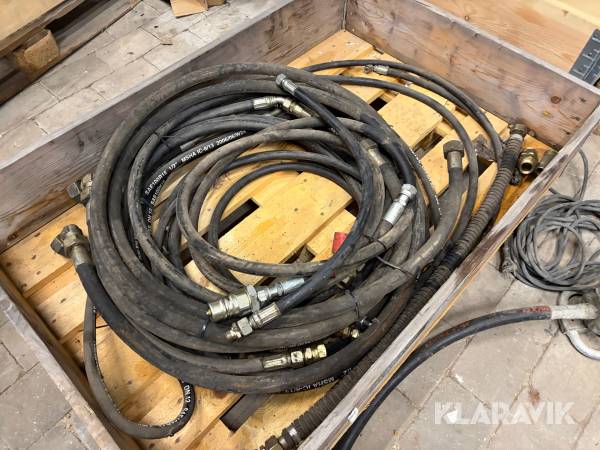 Hydraulik slanger - cirka 4 styk