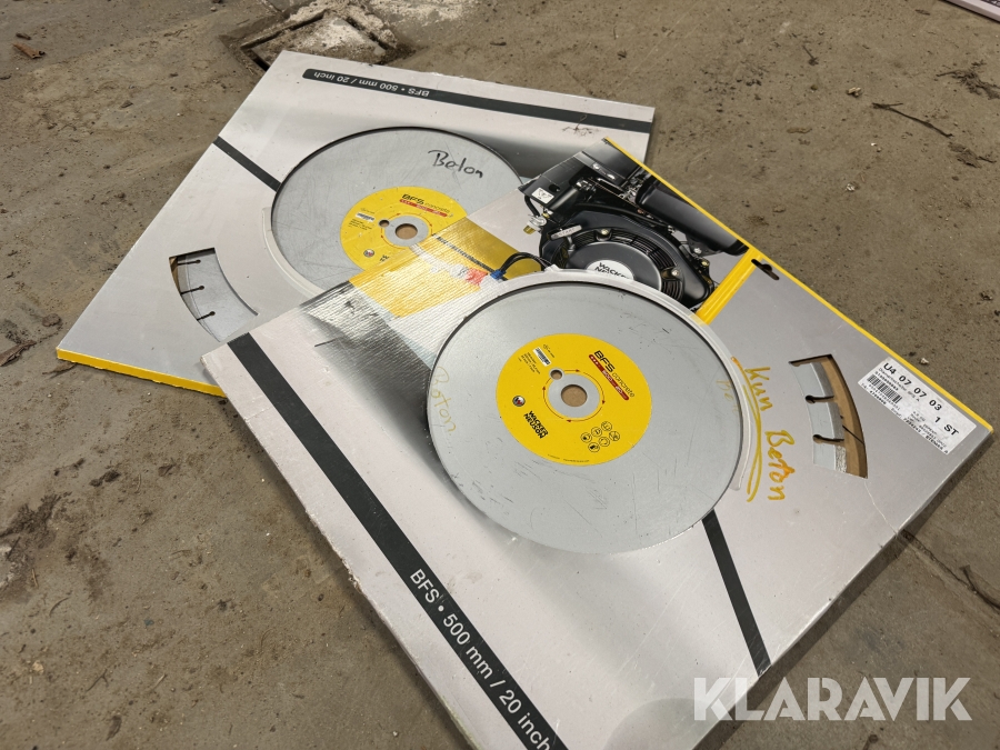 Diamant Skiver 500mm til skæremaskine
