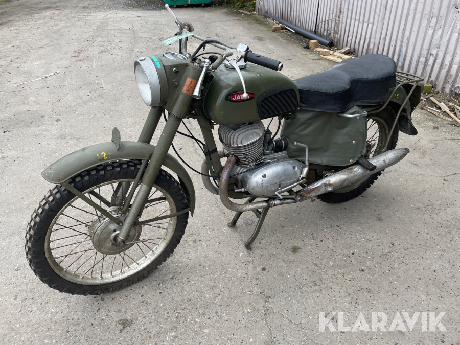 Veteran militær motorcykel JAWA 2.5