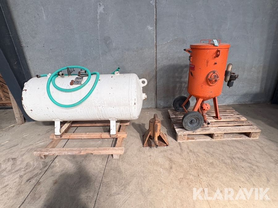 Sandblæserudstyr Stenhøj/Danspray/Pam