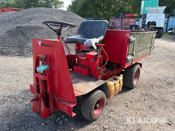 Arbejdskøretøj / Kirkegårdstraktor Htf Minilast 418 S - med kost og sneplov