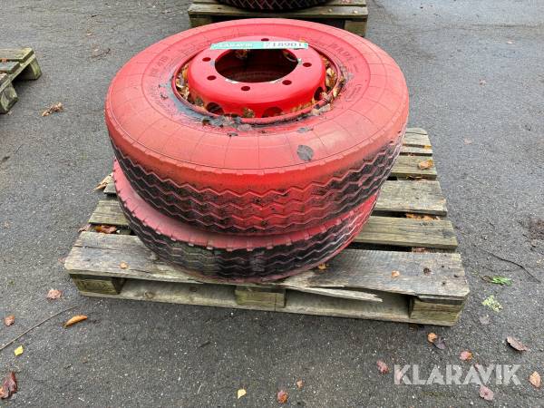 Dæk med fælg Continental Radial GS RS 415