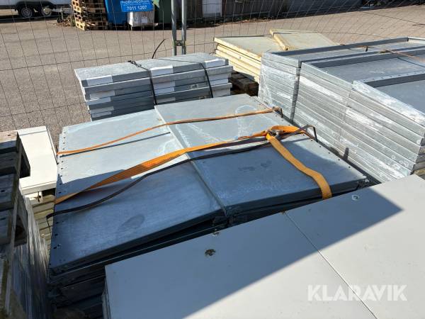 Gavle 18 styk, hylder 60 styk