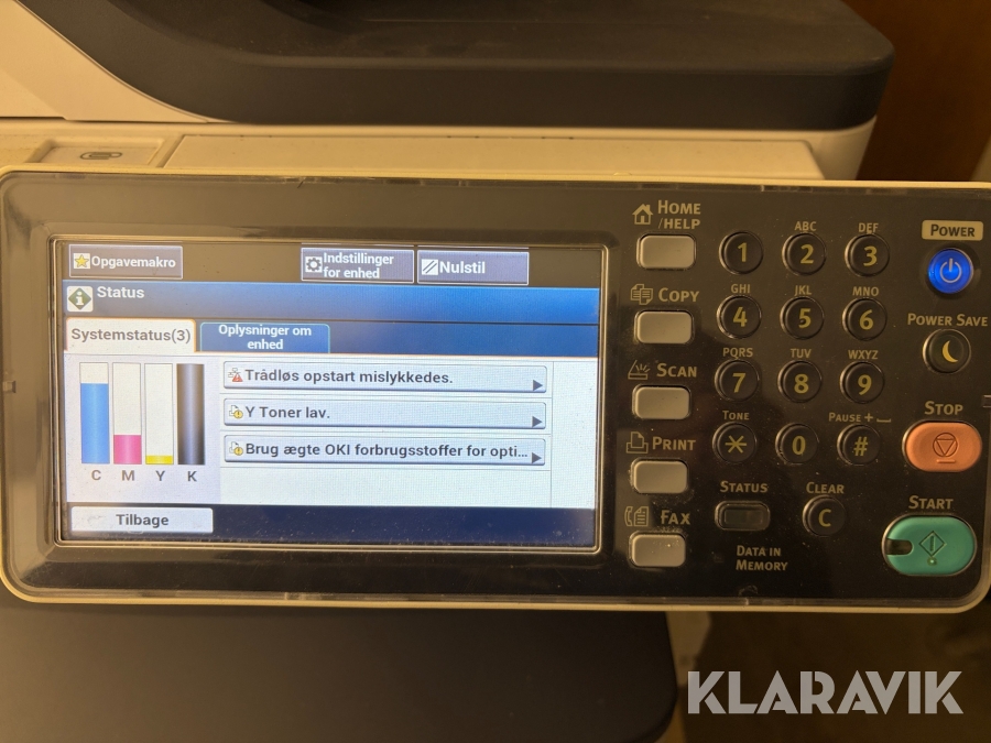 Farve multifunktions Laserprinter OKI MC853