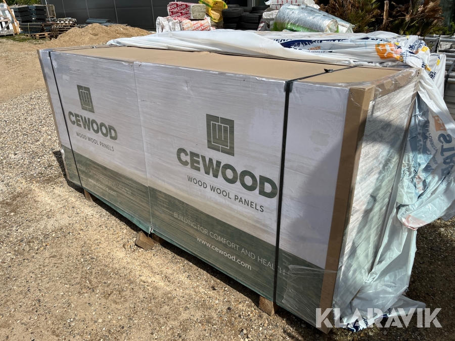 Træbeton Cewood Hvidmalet 120 styk