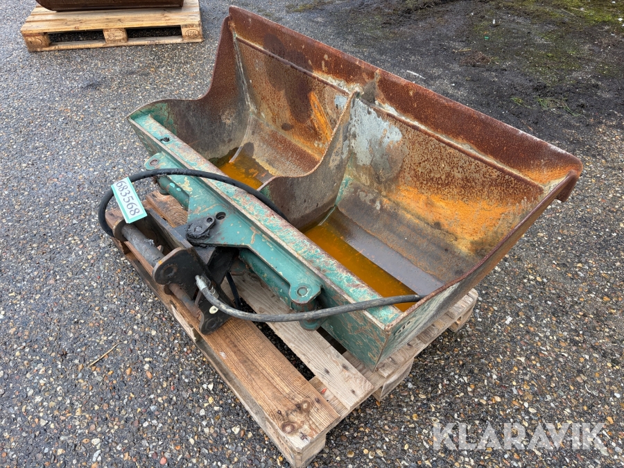 Kipskovl 140cm - til minigraver